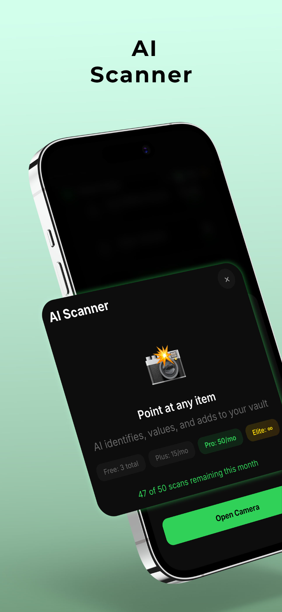 AI Scanner Feature